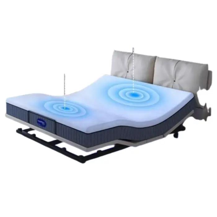 Tiroir chambre principale lit adolescentes nordique en bois lit De couchage rembourrage Double Cama De Lujo Para dortoir meubles