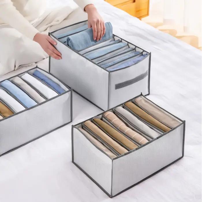 Placard organisateur de vêtements pantalons jean boîte de rangement armoire tiroir