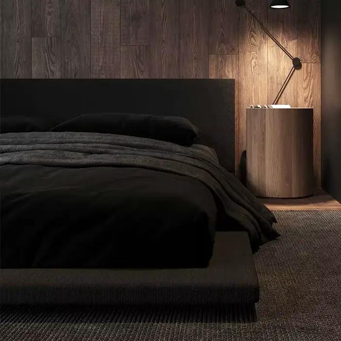 Cadres de lit modernes uniques Queen minimaliste Tatami tête de lit 180x200cm dormir Camarotes Para dortoir meubles de chambre