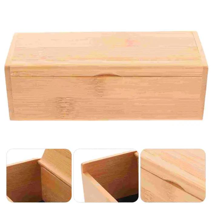 Boîte de rangement en bambou
