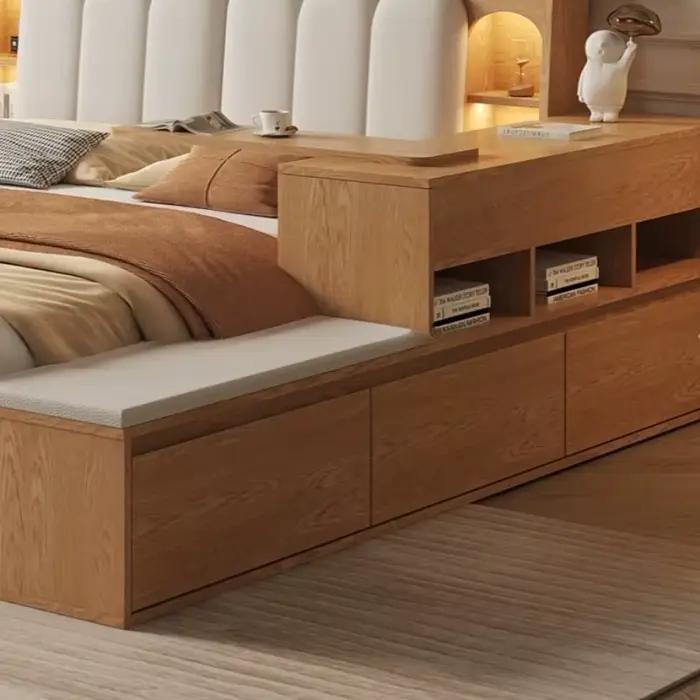 Lits de chambre japonais uniques de style loft 180x200