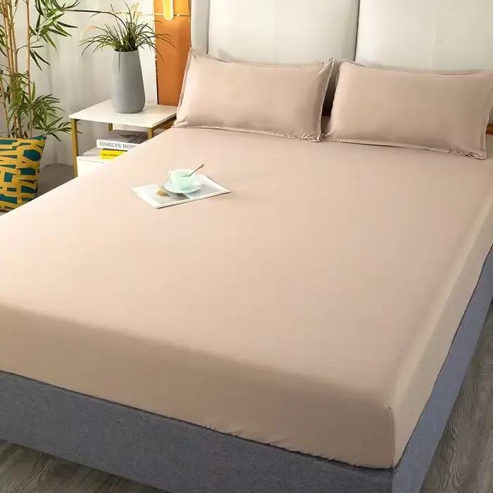 Housse de matelas respirante pour acariens - 360 ° Jupe élastique pour lit Queen/King de 8 à 21 po d'épaisseur