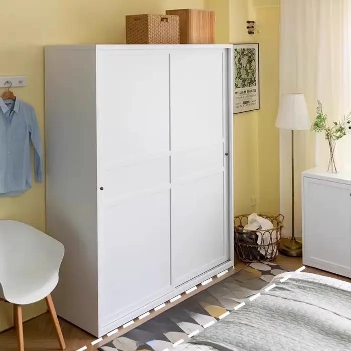 Armoire De rangement pour vêtements blancs