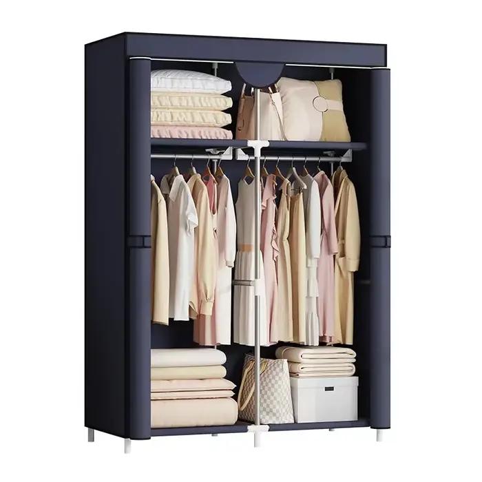 Rangement anti-poussière Chambre à coucher domestique Armoire simple