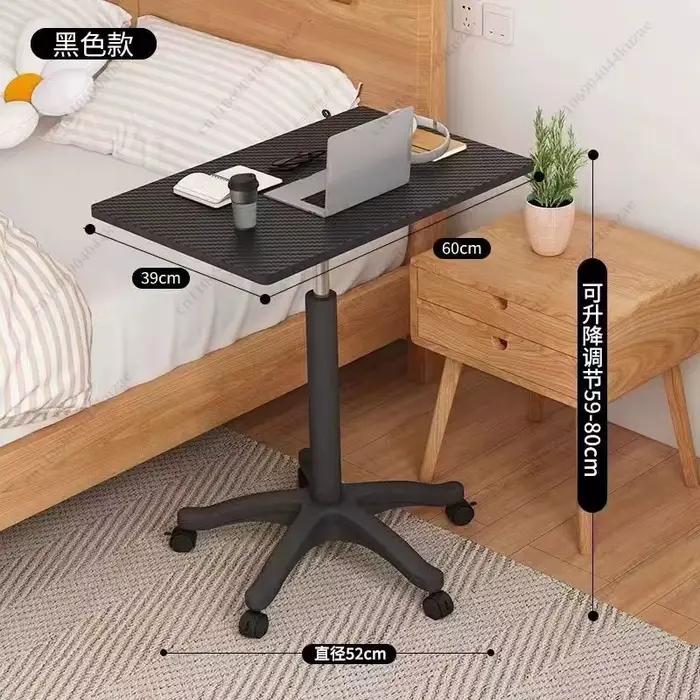 Bureau mobile réglable en hauteur avec roulettes