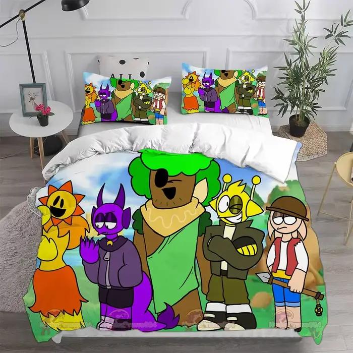 Sprunki ensembles de literie housse de lit couette