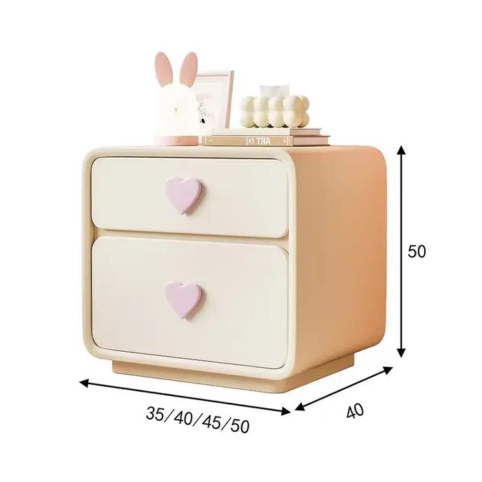 Esthétique mignon chevet rangement fille luxe Kawaii Table