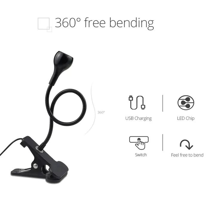 Lampe LED à clipser pour Table de lit