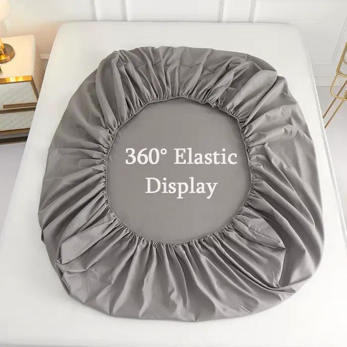 1 pièce de drap de lit de couleur unie pour chambre à coucher