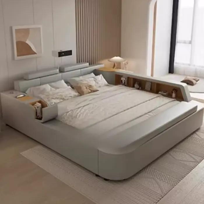 Tête de lit fantaisie cadre japonais Unique princesse lit de couchage chambre Double Muebles Para dortoir maison accessoires