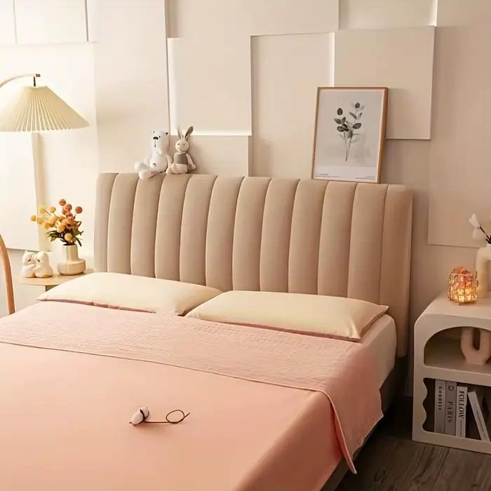 Housse de tête de lit de luxe en velours doux et épais