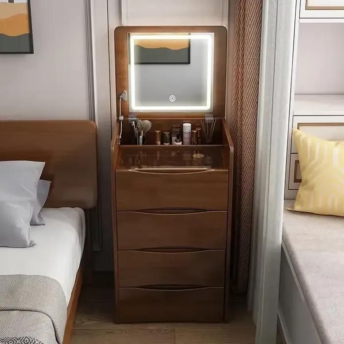 Table de maquillage en bois massif