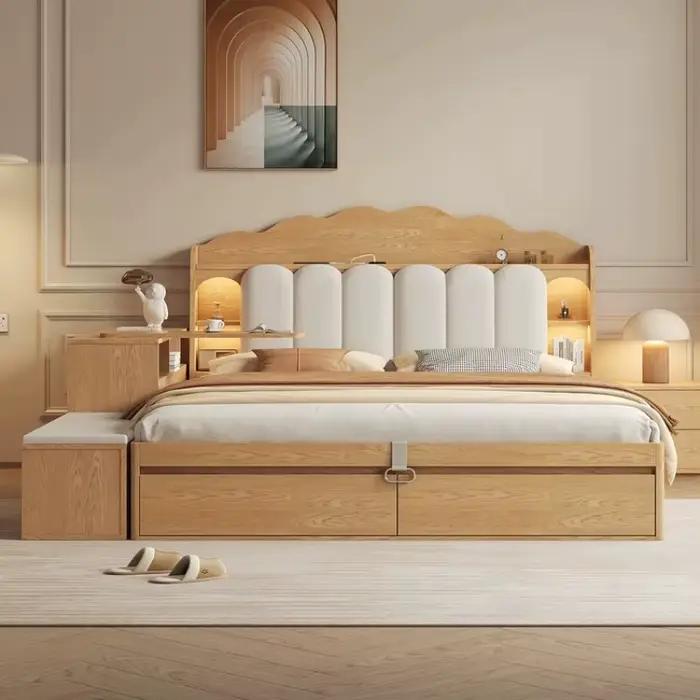 Lits de chambre japonais uniques de style loft 180x200
