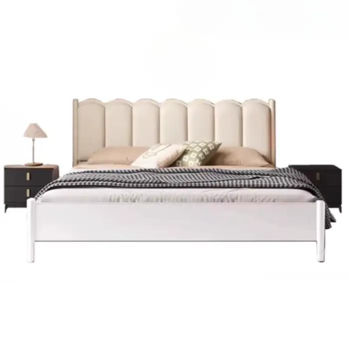 Lits Double esthétiques chambre à coucher tête De lit moderne
