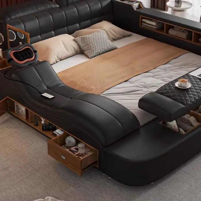 Lit fantaisie de luxe, tête de lit King Size