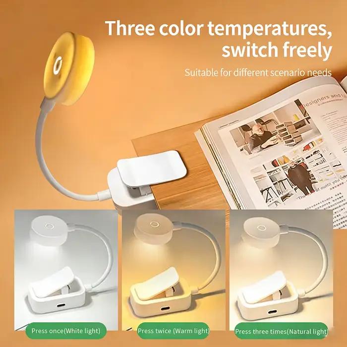 Lampe de lecture LED rechargeable pour la lecture au lit