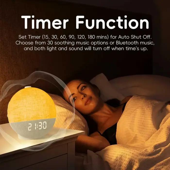 Réveillez-vous la lumière du lever du soleil