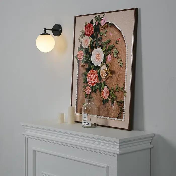 Lampe murale moderne en verre