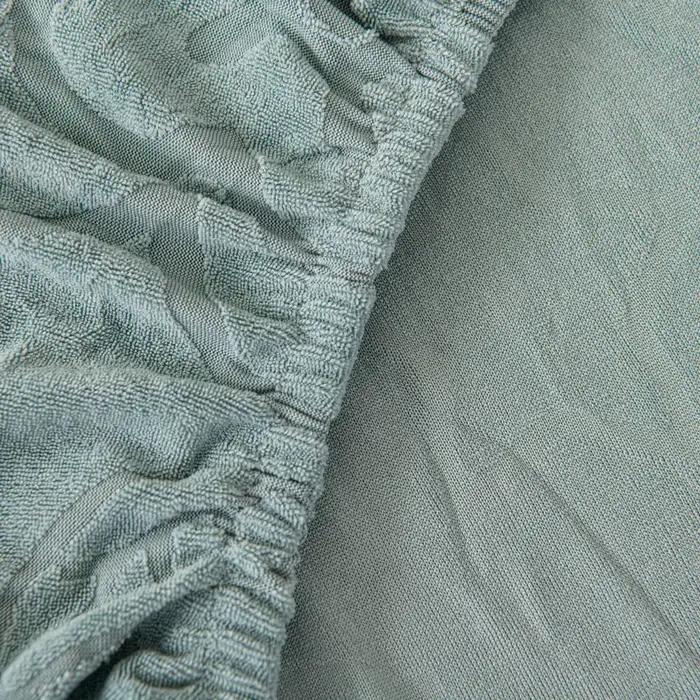 Housse de tête de lit en molleton extensible Jacquard