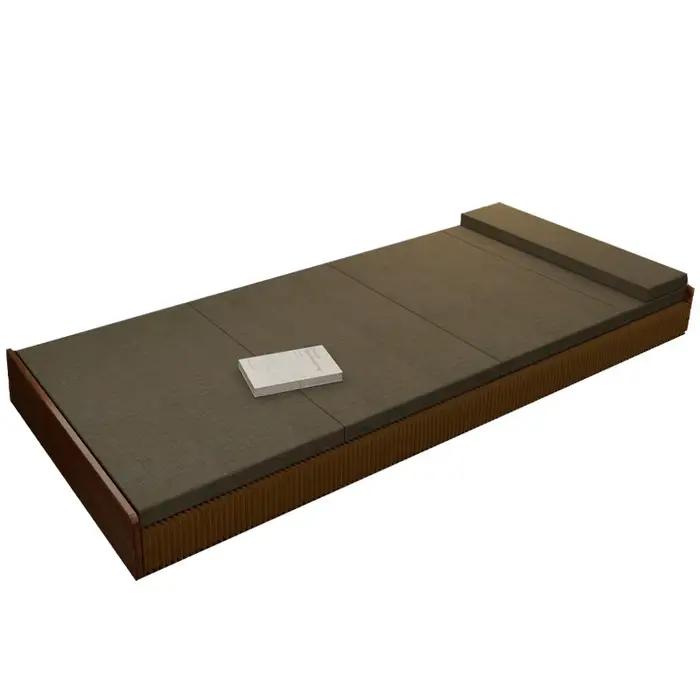 Lit rembourré moderne fantaisie esthétique lit De salon français multifonctionnel pliant Camas De dortoir accessoires De chambre
