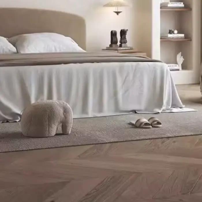 Lit rembourré minimaliste taille Queen