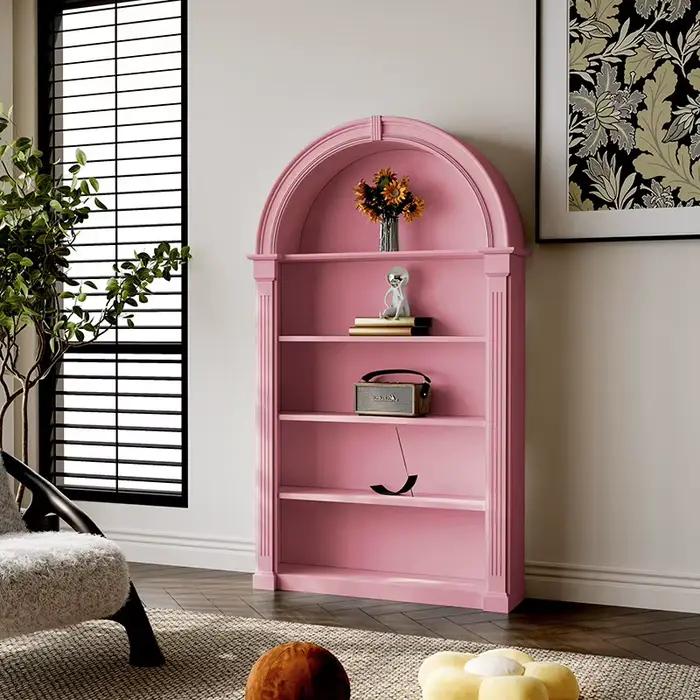 Meuble de rangement arqué de style français