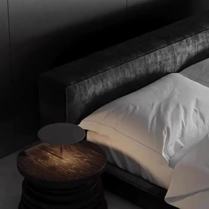 Reine lits rembourrés minimaliste moderne rembourrage lit Double français dormir Muebles Para dortoir meubles décoration