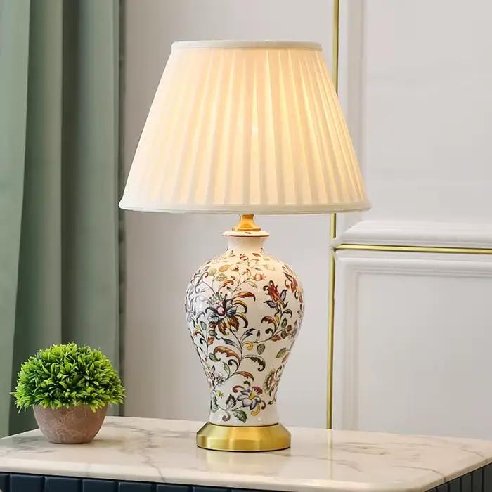 Lampe de Table chinoise en céramique