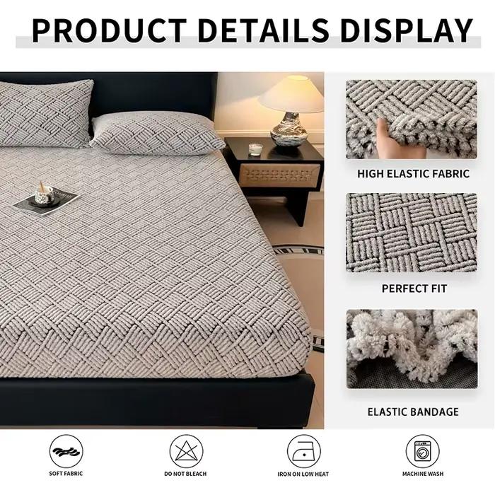 Drap de lit avec bande élastique