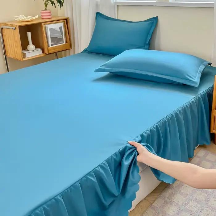 Jupe de lit douce pour adultes et enfants