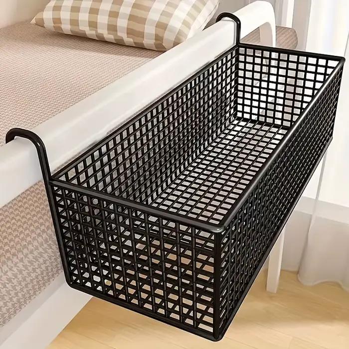 1 pièce de panier de rangement de chevet en fer