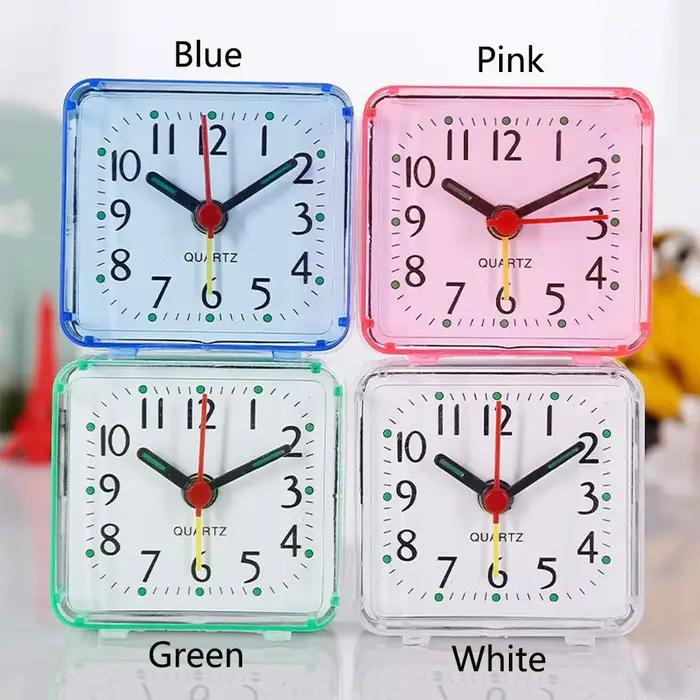 Petite horloge de chevet silencieuse pour chambre à coucher
