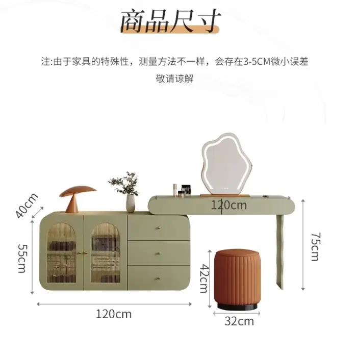 Coiffeuse de chambre à coucher légère