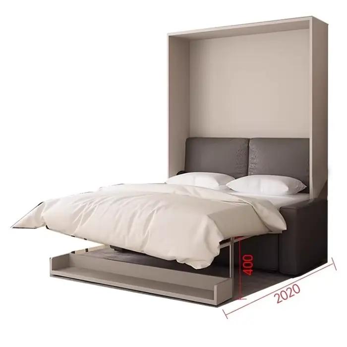 Armoires cadre organisateur De lit moderne Unique lit De rangement multifonctionnel reine Cama De Lujo Para dortoir chambre ensemble meubles