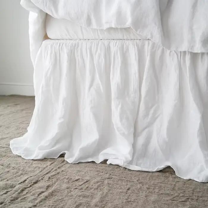 Drap-housse en lin naturel 100% pur