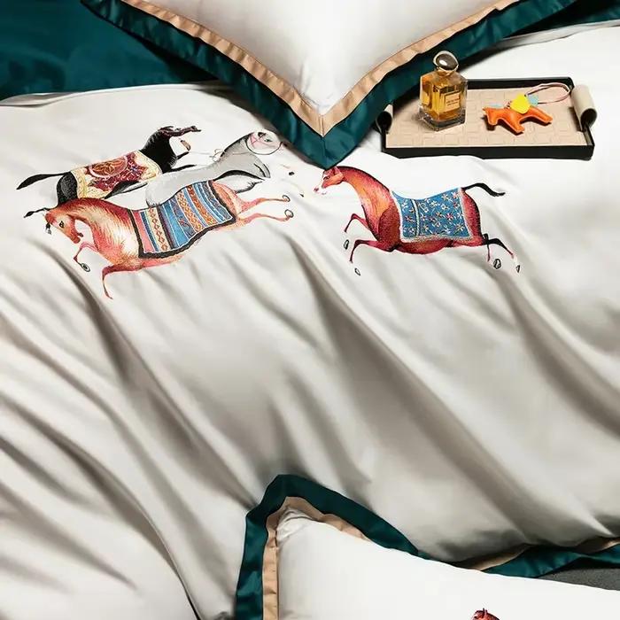 Parure de lit en coton égyptien 100S