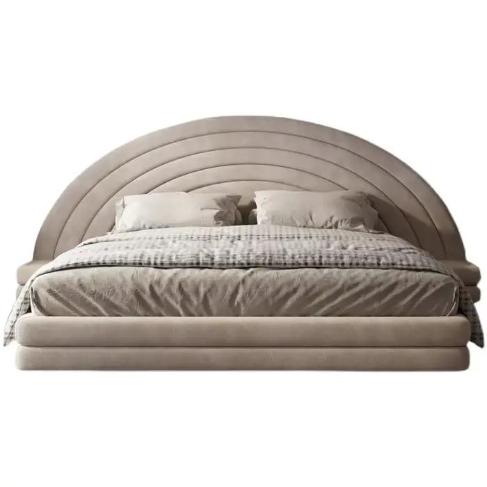 Tête de lit Double, tables de chevet de luxe