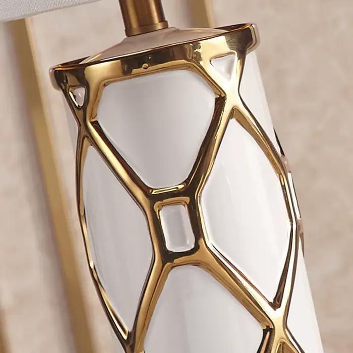 Lampe de bureau en céramique postmoderne nordique de luxe