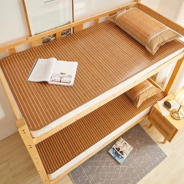 Matelas double face en bambou pour lit d'été