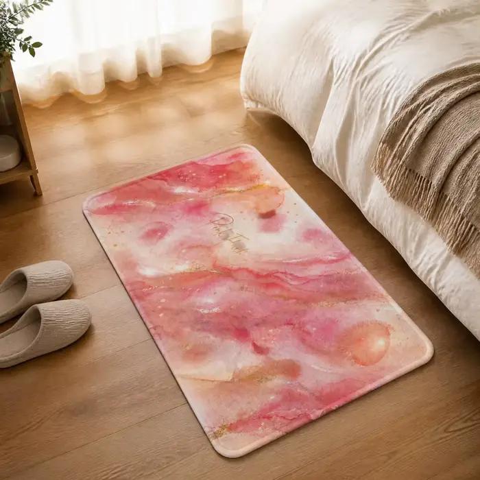 Tapis de chevet en flanelle