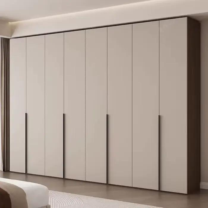 Armoires de chambre nordiques de luxe avec rangement pour vêtements