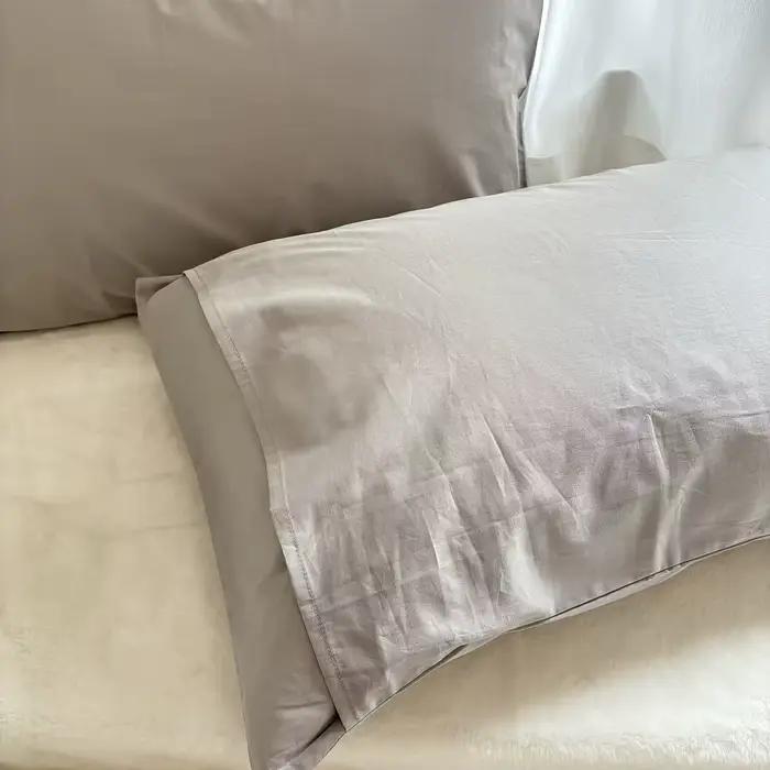 Taie d'oreiller en percale de coton 200T