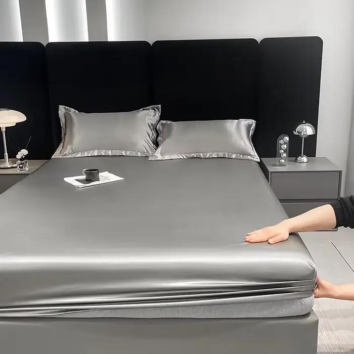 Drap-housse de lit de Couple imperméable en Satin d'été