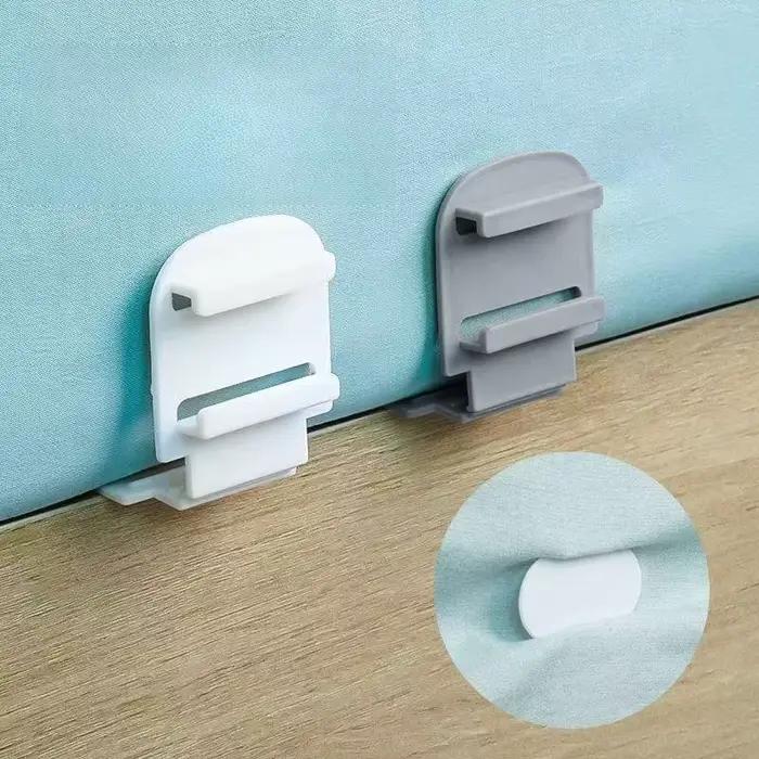 4 pièces de clips de fixation pour draps de lit pliables