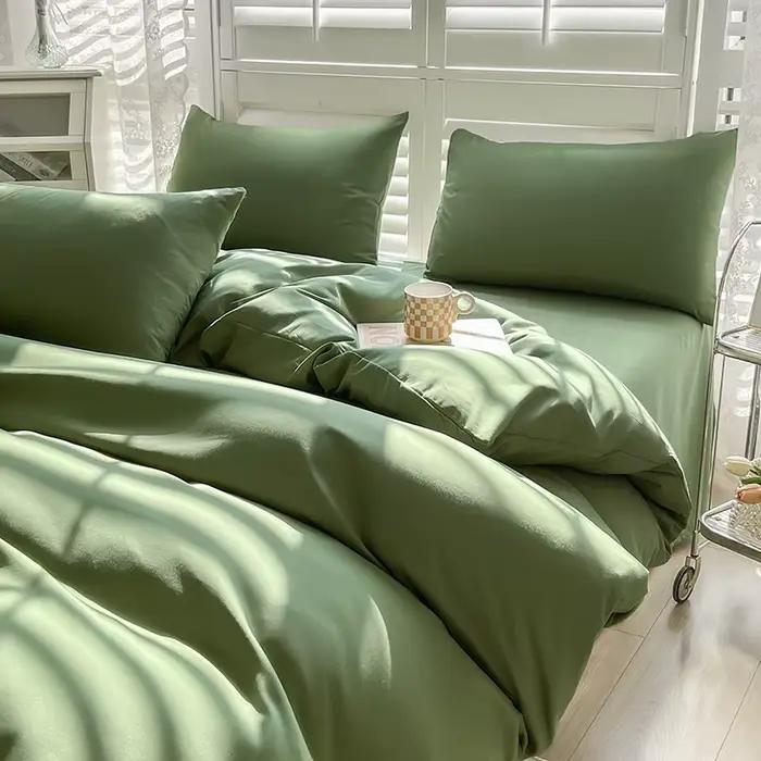 Bonenjoy housse de couette vert