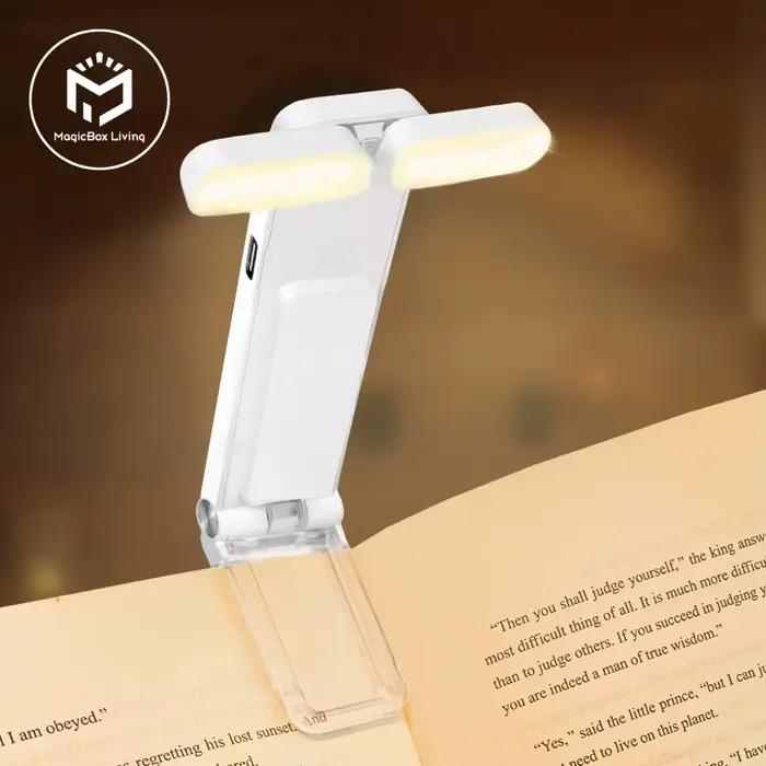 Lampe de lecture, lampe de livre rechargeable par USB pour lire la nuit au lit
