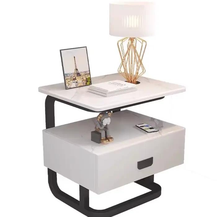 Table De nuit nordique moderne Glamour beauté exquise rangement De chevet tendance européen élégant Mesitas De Noche meubles De chambre