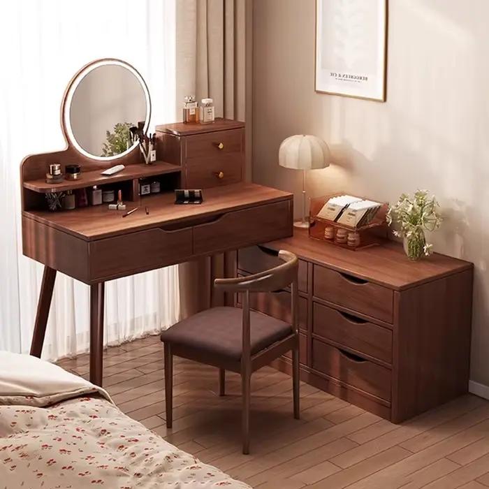 Bureau De vanité De luxe pour chambre à coucher avec tiroir large