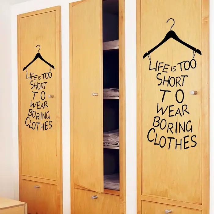Autocollant mural HonC pour armoire
