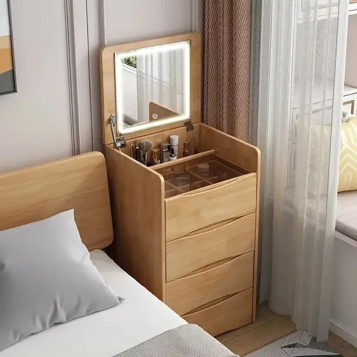 Table de maquillage en bois massif